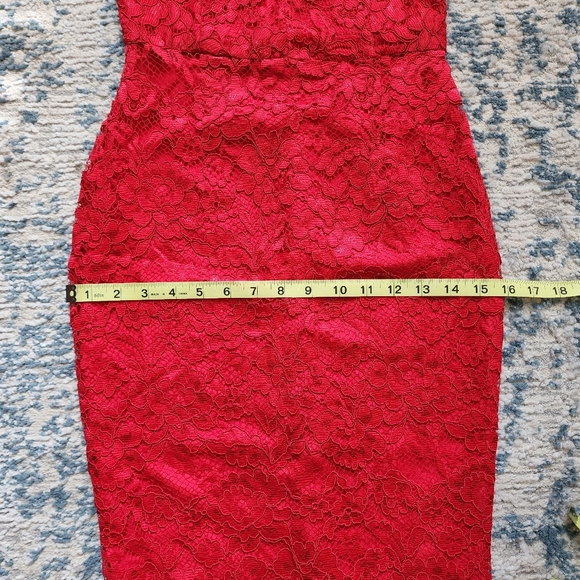 Yumi Kim Save the Date Red Lace Dress 💃 - Picture 6 of 9